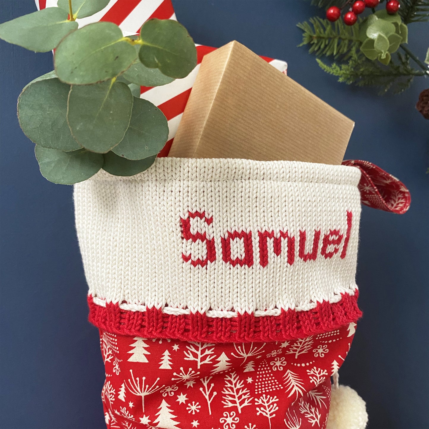 Personalised Red Christmas Stocking