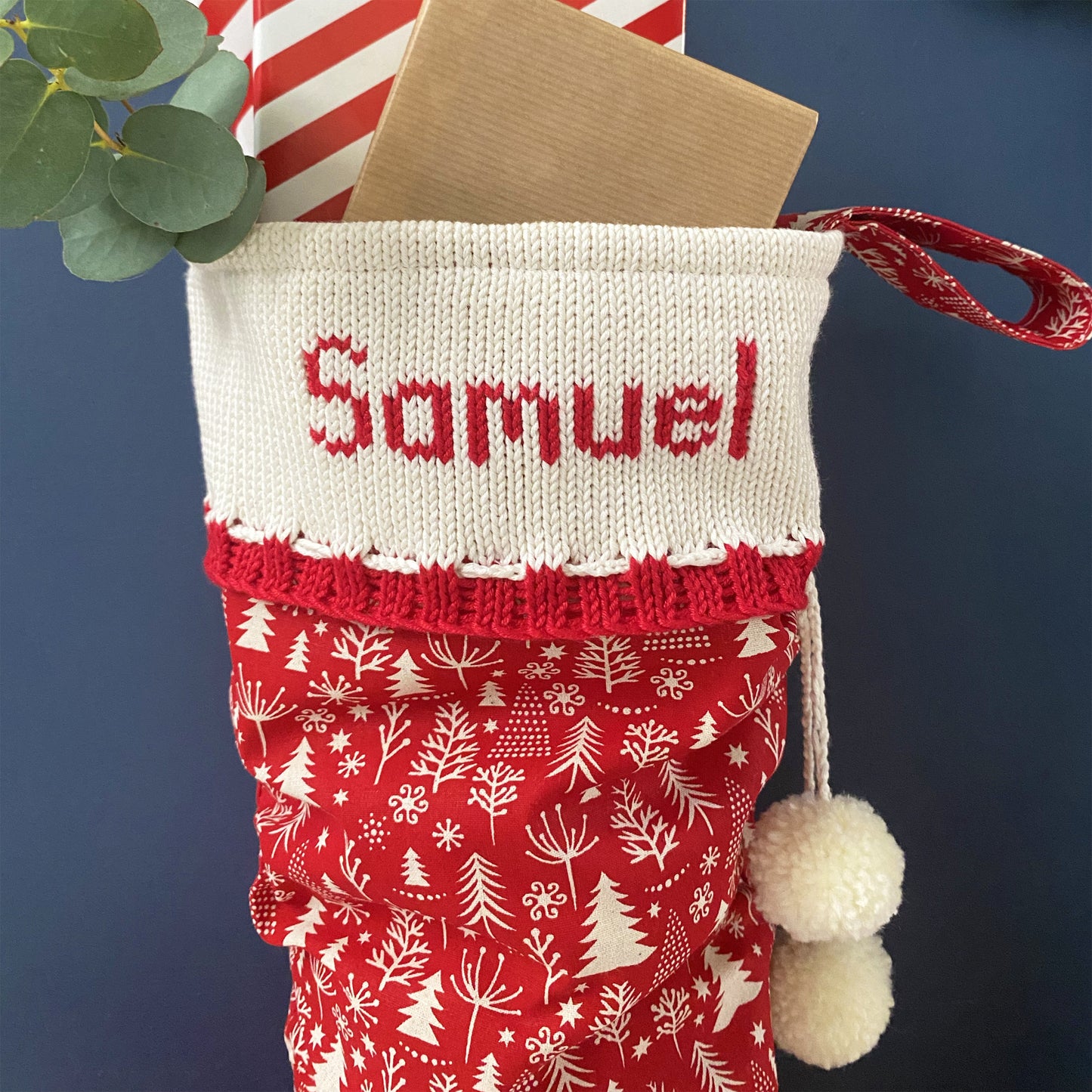 Personalised Red Christmas Stocking