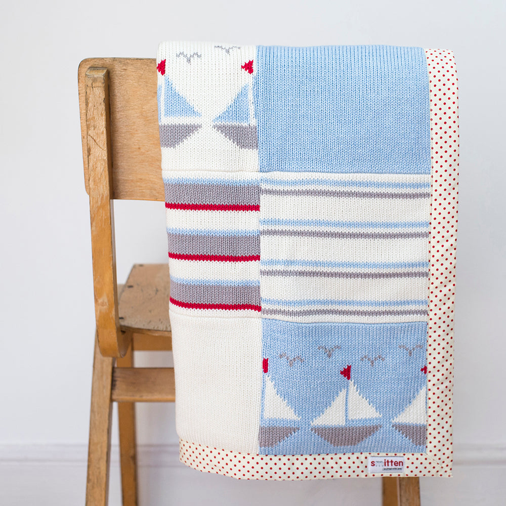 Boats Patchwork Blanket