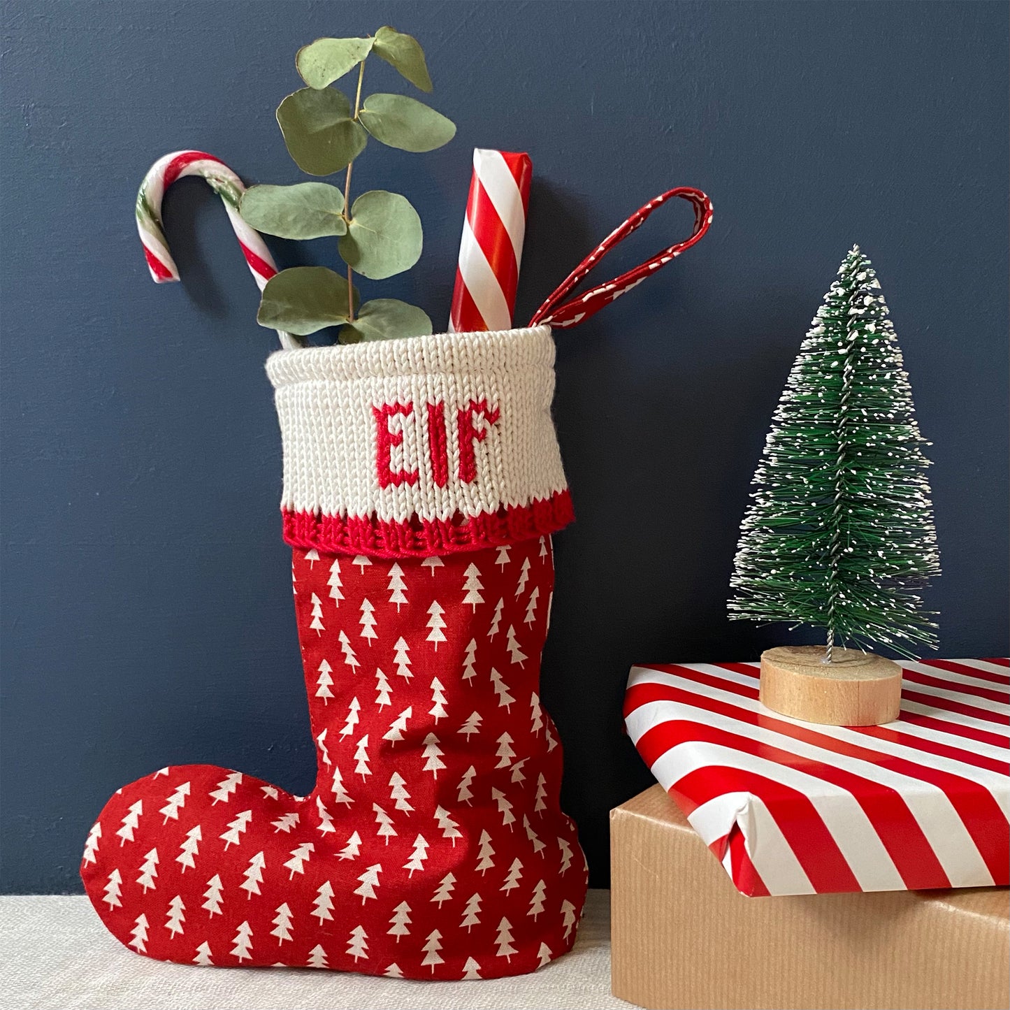 Elf mini Christmas Stocking