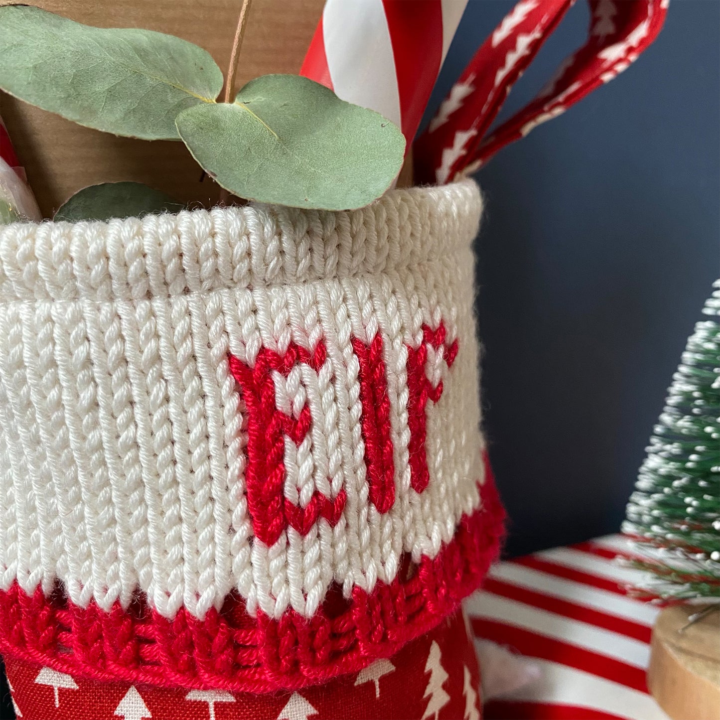 Elf mini Christmas Stocking