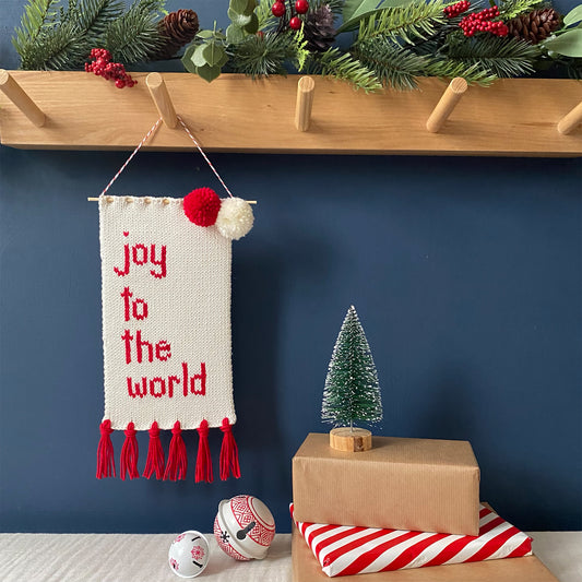 'Joy To The World' Christmas Wall Hanging