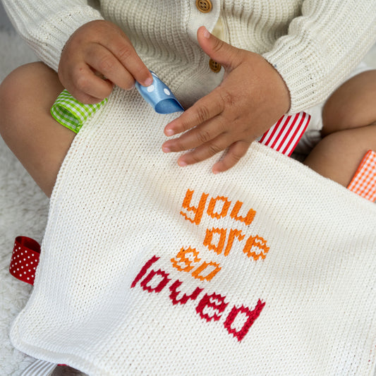 'you are so loved' Baby Comforter