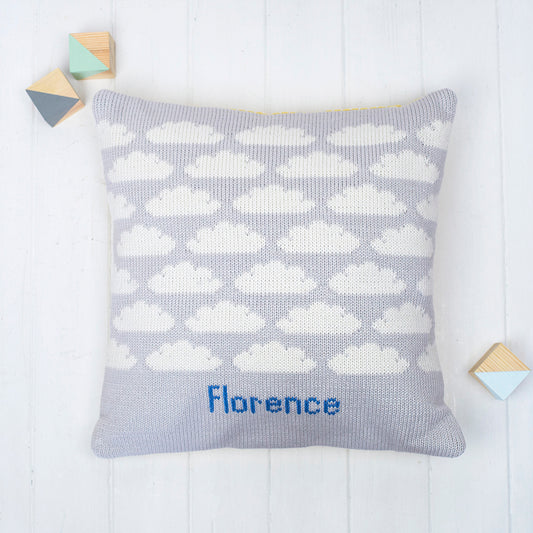 Clouds Knitted Cushion